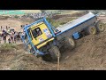 8x8 off road Mercedes, MAN trucks in action in truck trial at Dreis-Bruck 2019