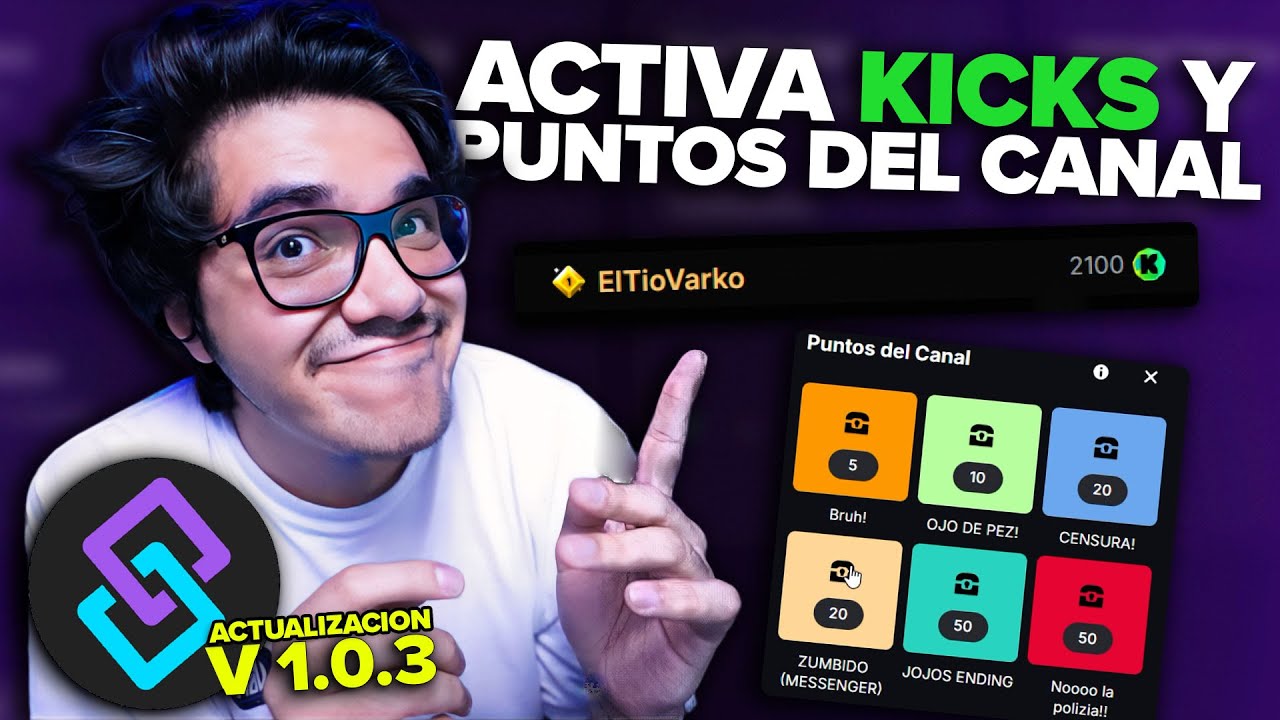KICK con soporte nativo en StreamerBot | Puntos de canal, alertas y kicks sin extensiones (v1.0.3)