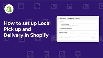 How to Set Up Local Pickup and Delivery in Shopify?