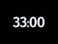 33 Minute Timer with Alarm 🕒 No Distractions