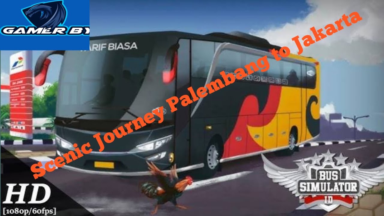 Bus Simulator Indonesia | Scenic Journey Palembang to Jakarta
