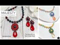 How to: Majesty Beaded Pendant Necklace, Earrings Kit Tutorial