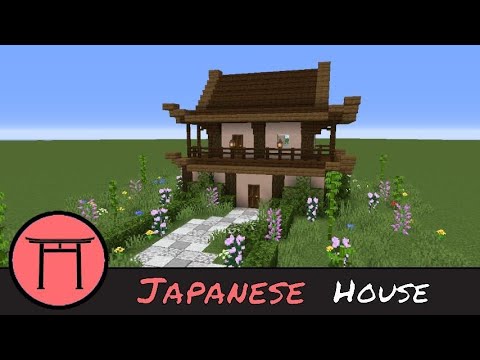 Minecraft Building Tutorial : How to build a Japanese Medium House ...