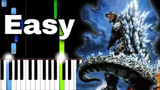 Godzilla Final Wars King Of The Monsters Easy Piano Tutorial