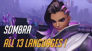 Overwatch - Sombra - All 13 Languages