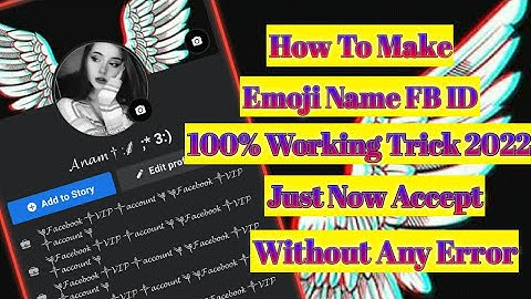 How to Create Emoji Name id Without proof 2022 | Emoji name facebook Id | Make Emoji name fb id 2022