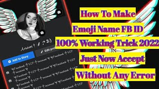 How to Create Emoji Name id Without proof 2022 | Emoji name facebook Id | Make Emoji name fb id 2022 screenshot 4