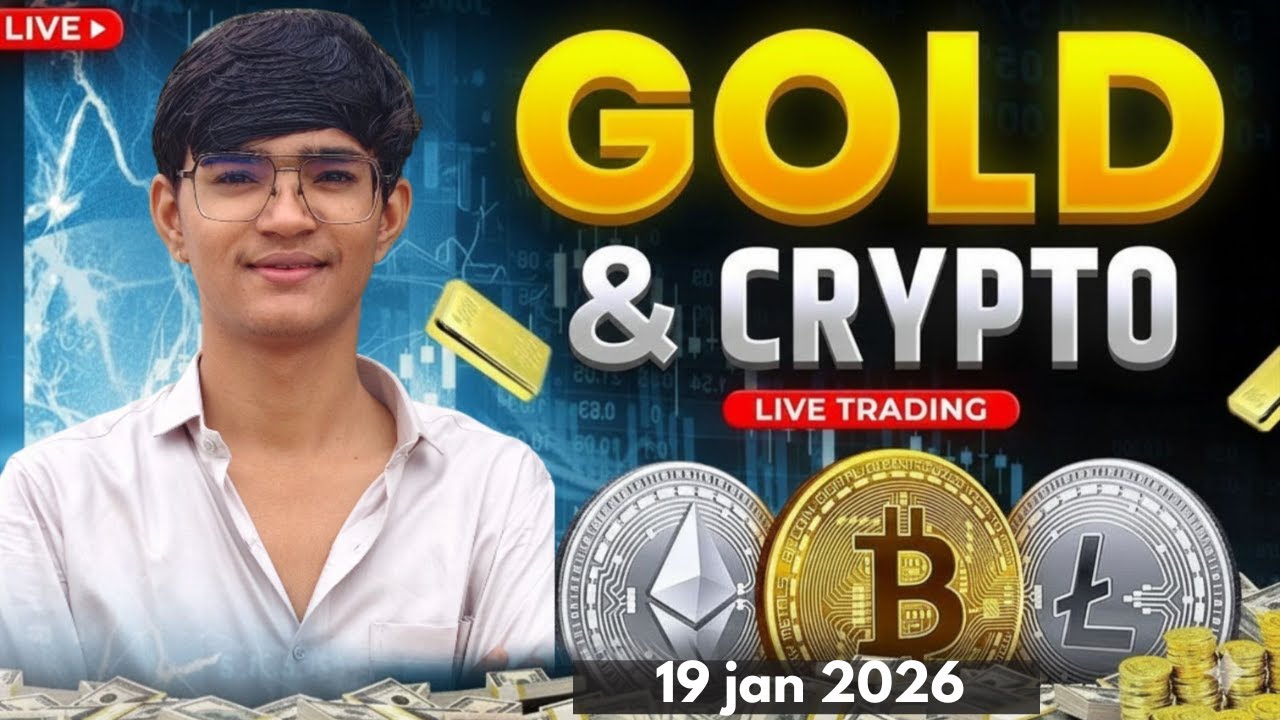 live crypto & forex trading / bitcoin live trading / 19 jan 2026