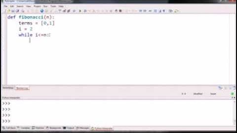 迭代斐波那契函数的例子 Iterative Fibonacci Function Example