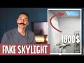 Fake led skylight pesetech unboxing and quick look