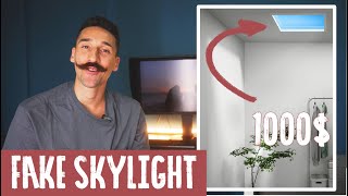 Fake LED skylight Pesetech unboxing and quick look