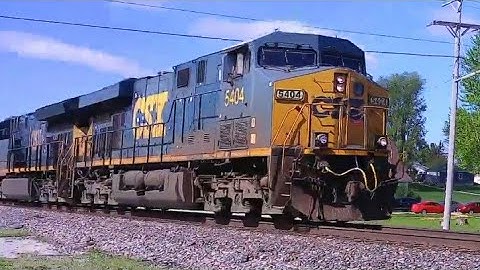 CSX Q351 passes Anna at MP 105 with cool K5LA!