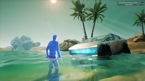 Infinity Weather + Waterline PRO + ALS + FGear + Cybertruck + Suzanne + #UE4