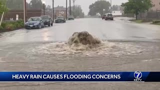 Heavy rain causes flooding concerns