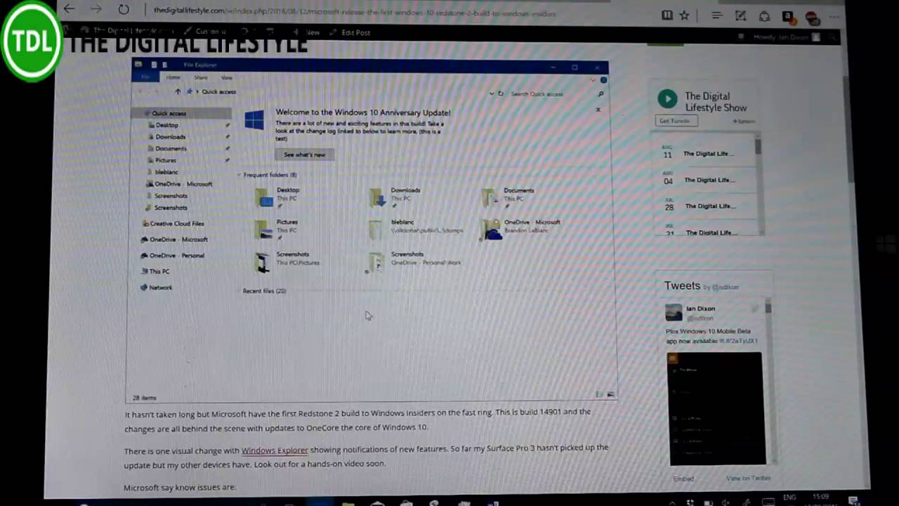 Hands on with Windows 10 Redstone 2 build 14901