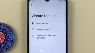 How to enable/disable Vibrate on call on Xiaomi Redmi A1 Android 12 screenshot 4