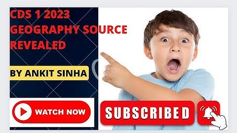 UPSC CDS I 2023 | Geography Questions explained | Part 2 | #facetsofupsc