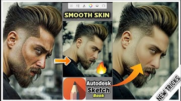 Professional SKIN SMOOTHING tutorial on-autodesk Sketchbook || New Trick 2020 || Nayem Hossain