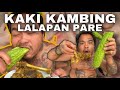 Sumpah ini perpaduan yang top  kaki kambing lalapan pare bikin nambah berkali kali