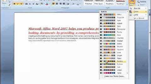 Style Group in ms word 2007 - www.rktune.com