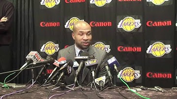 Derek Fisher exit interview 4