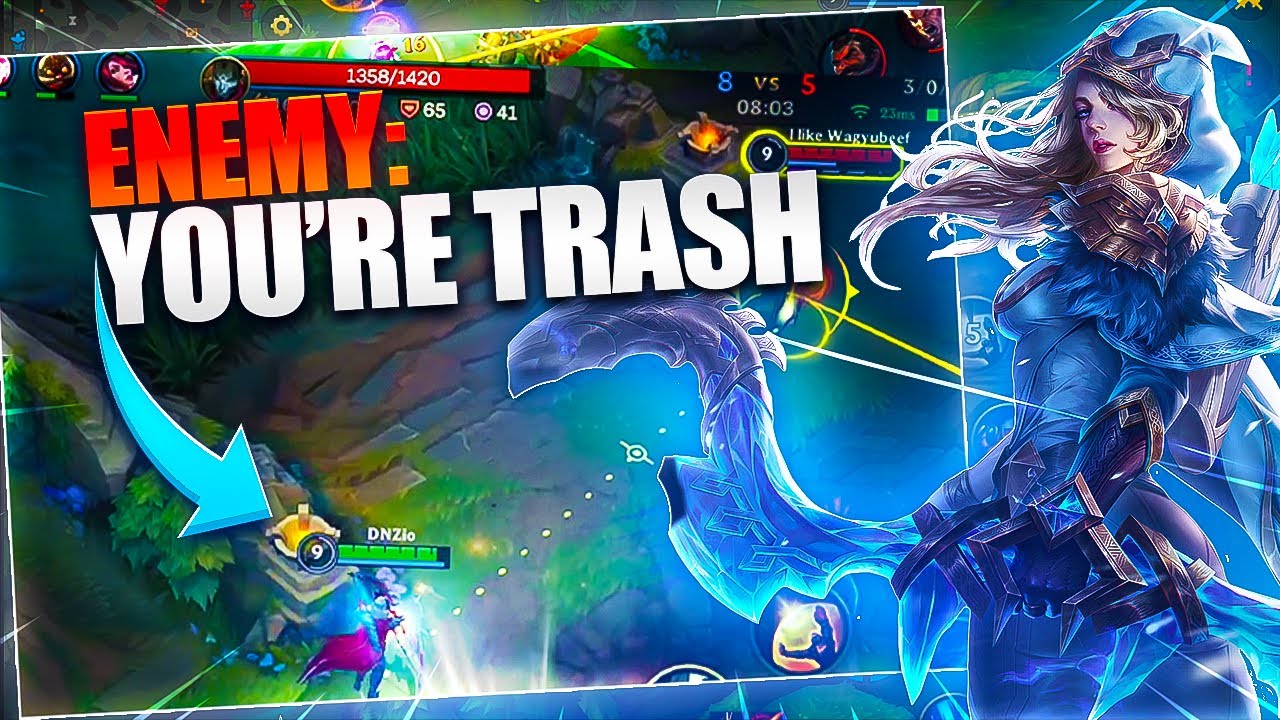 I beat TRASH TALKERS with Ashe in Wild Rift! Ashe Build and Gameplay!