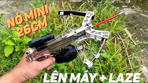 NỎ SĂN MINI 26CM XÀI BI SẮT VS MŨI TÊN 6 LY