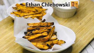 How to make Sweet Potato Fries Recipe  طريقة تحضير اصابع البطاطا في الفرن