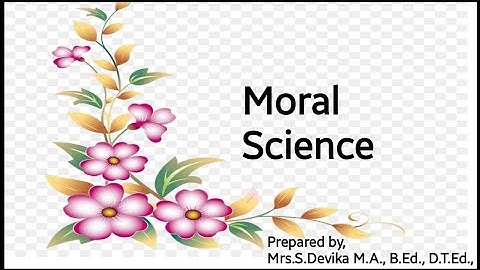 3rd-Moral Science-Lesson 12