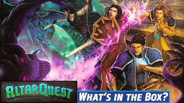 ALTAR QUEST Core Box Unboxing - Published by BLACKLIST GAMES