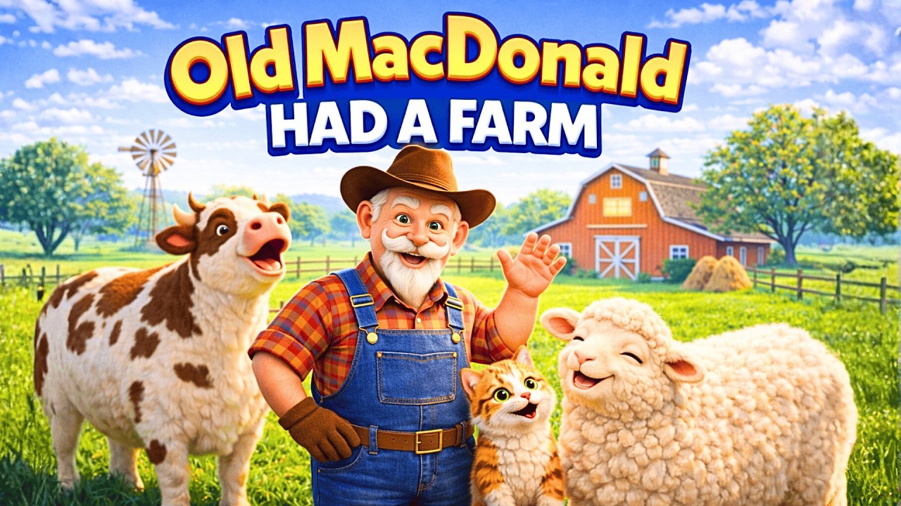 Old MacDonald Had A Farm | हिंदी Nursery Rhymes | Kids Songs | Kidzo Magic Kids