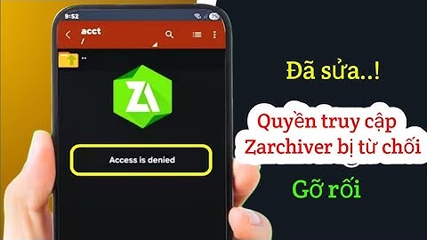 Truy cập Zarchiver bị từ chối | Cách khắc phục lỗi Truy cập Zarchiver bị từ chối trên Android 15