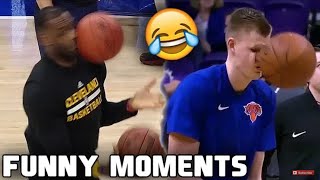 NBA Ball Hits Face Funny Moments GUUUYYYY :v