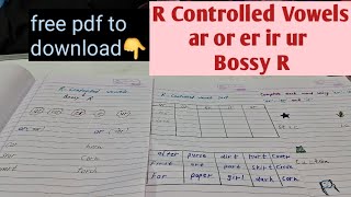 what are R Controlled Vowels? Bossy R|| word list||worksheets for R Controlled Vowels.