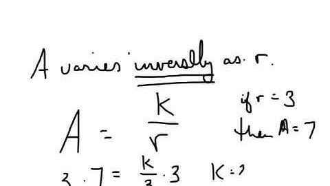 Section 1.10 - College Algebra - Modeling Variation