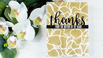 Altenew Stencils Intro - Mega Hydrangea