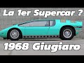 La bizzarrini manta ital design 1968 vision du futur par le maitre giugiaro 