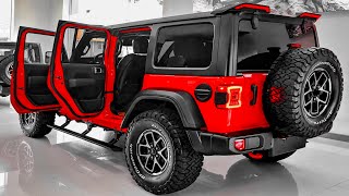 2026 JEEP Wrangler RUBICON Red Color - Brutal SUV, Interior & Exterior
