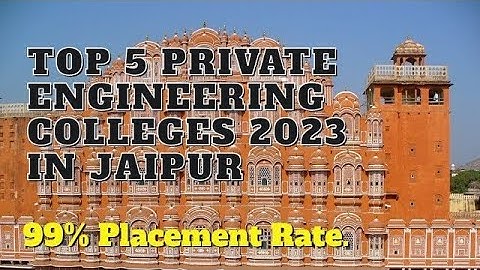 Top 5 Best Private Engineering Colleges in Jaipur ,Rajasthan (2023) || Yes.studyway || 100% Reality.