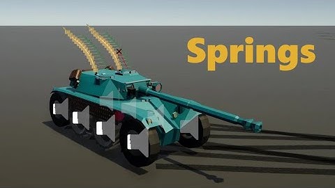 Animated tank antennas with Unity physics
