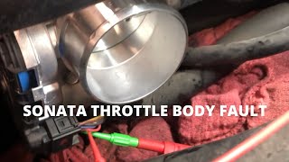 Hyundai Sonata (yf) throttle body fault