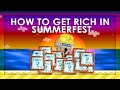 How to get rich in summerfest 2023  growtopia