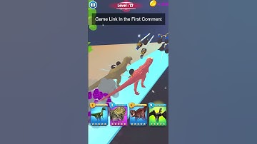 Dino Transform : animals Race mobile game LEVEL 17