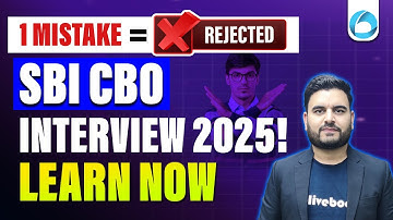 SBI CBO INTERVIEW 2025 | Common Mistakes To Avoid | Don