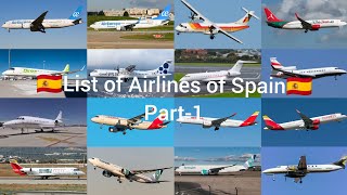 List of Airlines of Spain | Part-1 | Aviation BD