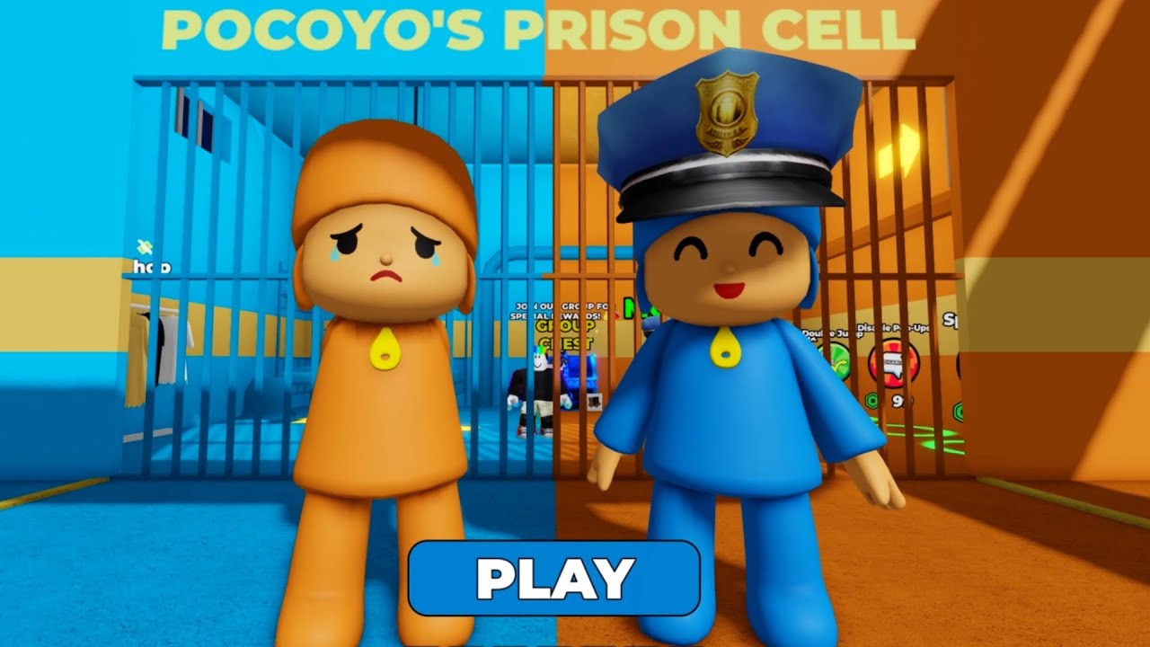 POCOYO PRISONER VS POLICE PRISON RUN! (Obby) #roblox - YouTube