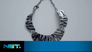 DIY - Silver Sprayed Necklace | iLook | Kimmy Jayanti | NetMediatama