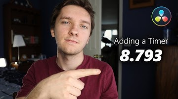Add a TIMER in Davinci Resolve 17
