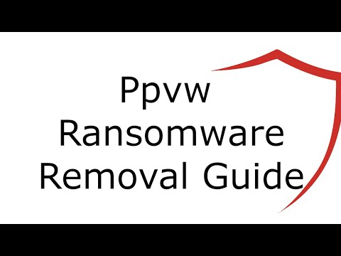 Ppvw File Virus Ransomware [.Ppvw ] Removal and Decrypt .Ppvw Files