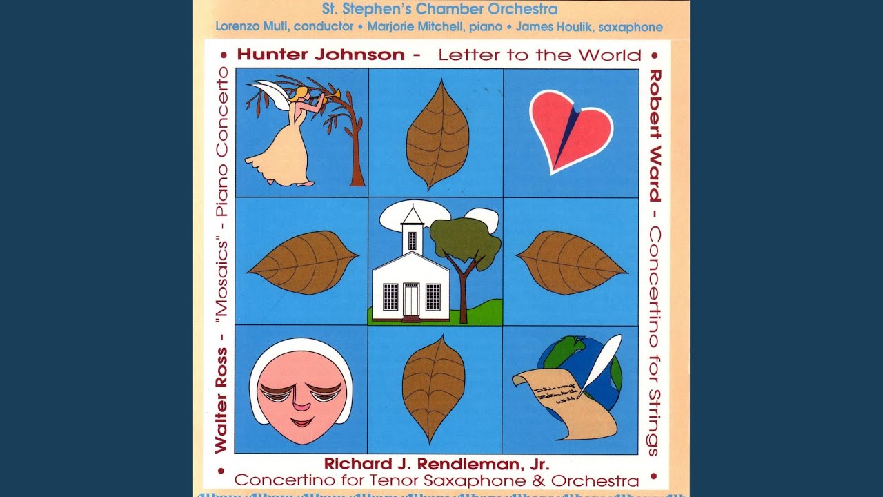 Concertino for Tenor Saxophone and Orchestra: Lively